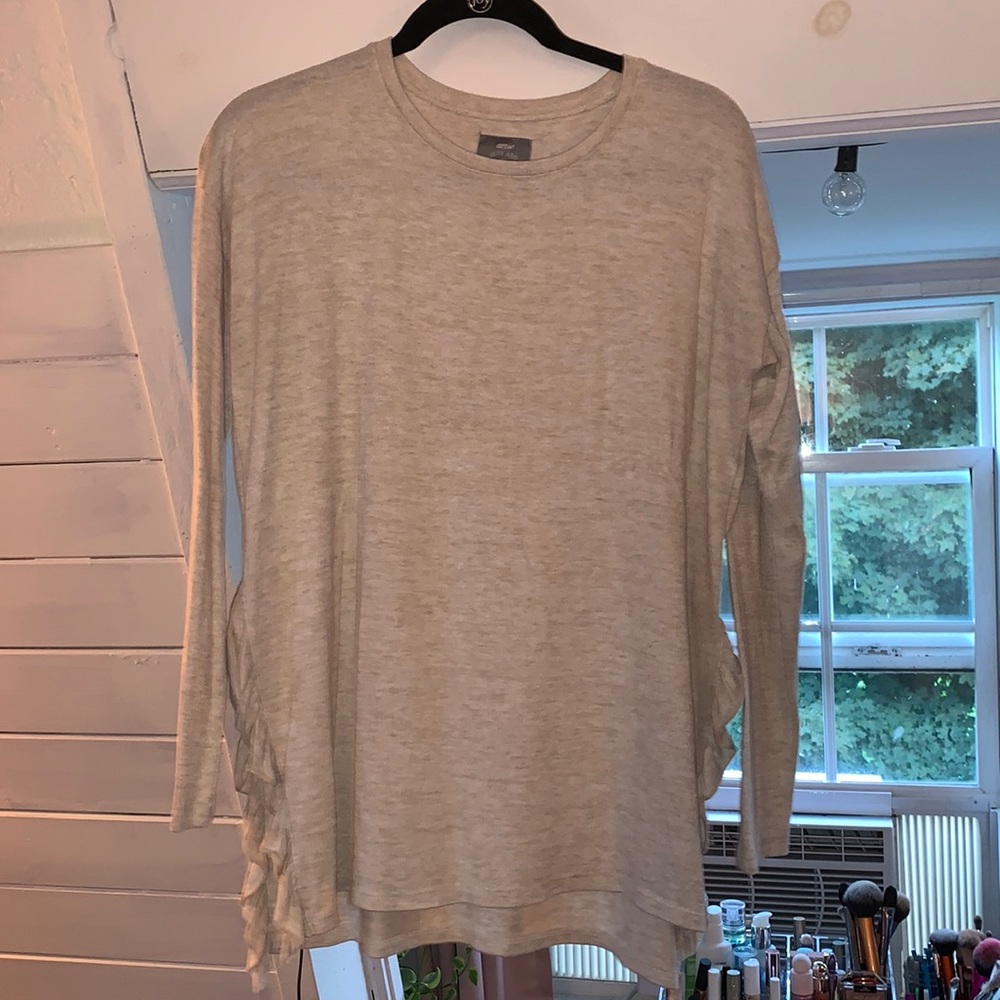 Aerie Top With Side Ruffles